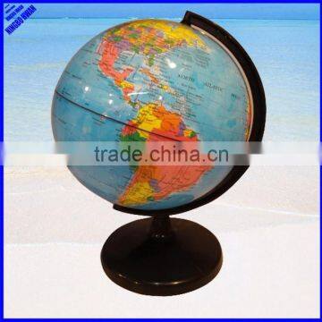 Quality school all plastic rotating 20cm world globe