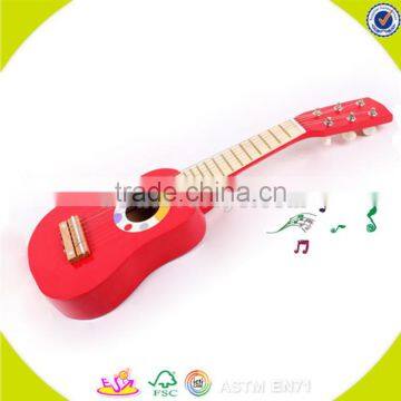 Wholesale Kids Wooden Guitar Toy High Quality Baby Wooden Guitar Toy Cheap Children Wooden Guitar Toy W07H037 photo-4