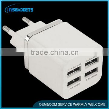 4 USB mobile phone charger