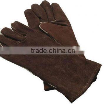 Guangzhou Orange Cow Split Welding Leather Working Gloves photo-3