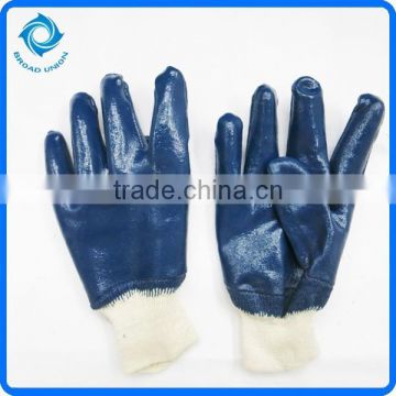 High Quality Blue Nitrile Gloves Nitrile Coated Gloves