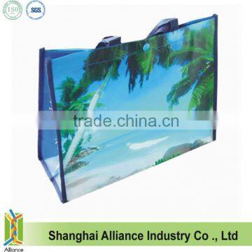 Scenery Landscape Photo Imprint Laminated Non Woven Shopper Tote