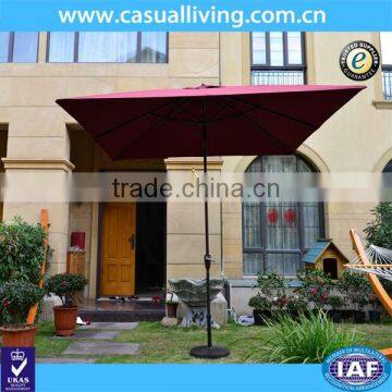 Hot selling patio umbrella garden square umbrella 4x4