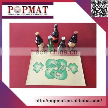 Wholesale Double-sided Non-woven Fabric Printed Cheap Custom Bar Mats photo-2