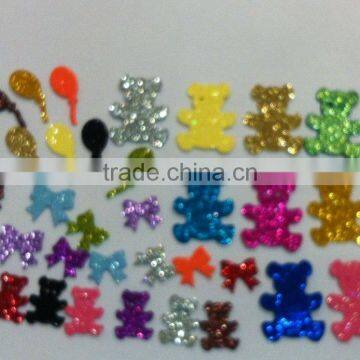 Glitter Eva Foam DIY Craft Fun Shapes, Glitters Foam Craft Shape Kits photo-4
