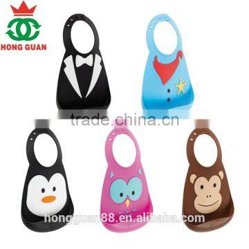 Best Sell High Quality Water-proof Cute Silicone Baby Bib photo-2