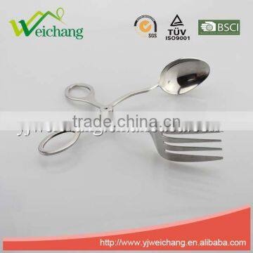 WCJ151 Premium Utility Whole Stainless Steel Food Tongs Fork and Spoon Set Low Price photo-2
