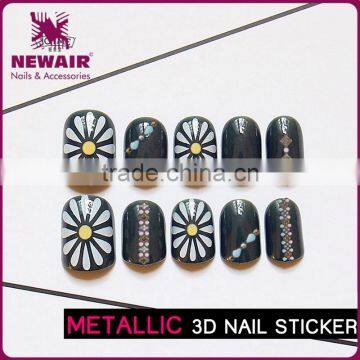 New Air Custom Metal Style DIY Decoration Nail Stickers photo-3