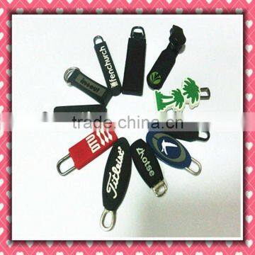 silicone zipper puller for luggage carrier