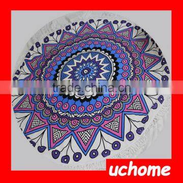 UCHOME Wholesale Indian Mandala Bath Yoga Mat Tassel Turkish Round Beach Towel photo-6