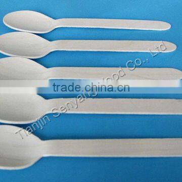 direct manufacture wood handle birch wooden cutlery