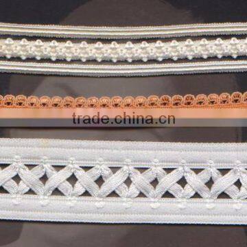 Customized high quality sewing nylon elasticity webbing for lingerie