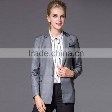 2016 office ladies suits slim cut ladies tuxedo pant suit