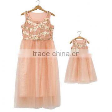 Mother and Daughter Skirt,modal Cotton,fashion Design,cross Stripe. photo-6