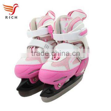 KIDS Adjustable Stainless Steel Ice Skates Hockey Figure Skating Shoes for Sale photo-3