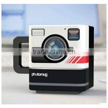 Retro Camera Photomug,Mustard Photo Mug photo-4