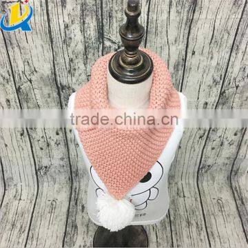 Korean style thick wool knitted warm fashion scarf for children