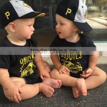 Custom Shirt - Matching Jumpsuits Twins Baby ,Cute Baby Shower Gift photo-2