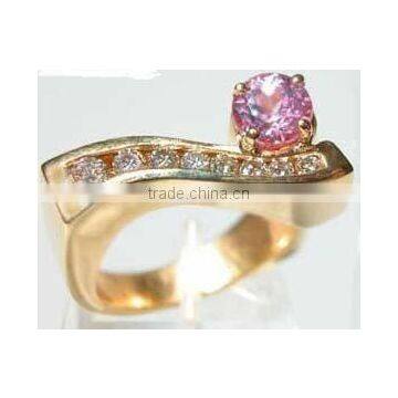 Diamond Gold Plated Rings