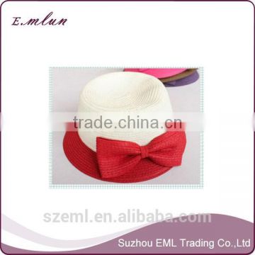 Wholesale kids straw hats/children vintage summer staw hat