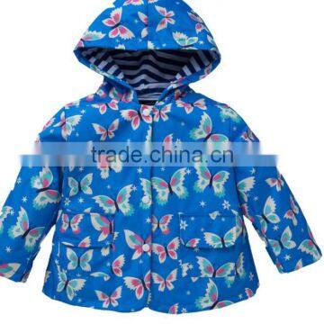 Zm50346b Autumn Kids Clothing Wholesale Pure Color Children Coat photo-3