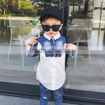 S15991A 2017 New Arrival Children Denim Coat for Wholesale photo-2