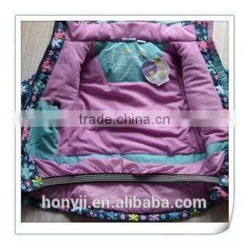 CHILDREN KID GIRL'S CUTE PRINT PUFFY HOODED SKI JACKET photo-3