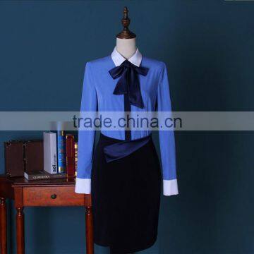 Fashion Hostess Working Uniforms Women Stewardess Airline Uniform photo-6