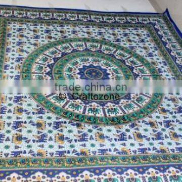 Hippie Tapestry Mandala Tapestry Color White