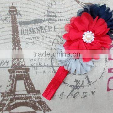 Wholesale Ballerina Chiffon Flower Headbands Toddle Girls Kids Baby Headbands 2015 Hair Accessories photo-6