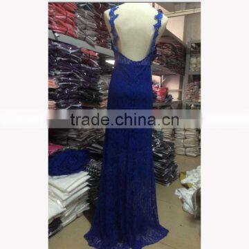 Walson Latest Fashion Elegant Blue Slim Girl Prom Dresses photo-5