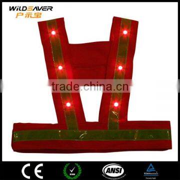 Hi Vis Overalls Led Flashing Vest/Safety Work Uniform