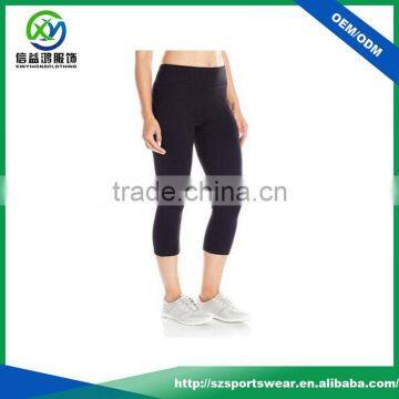 2017 High quality OEM service slim fit naturally breathable fitness leggings, yoga tights for women