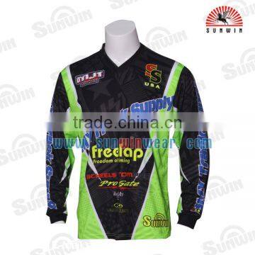 china custom dye subliamtion BMX shirts cycling jerseys wholesale