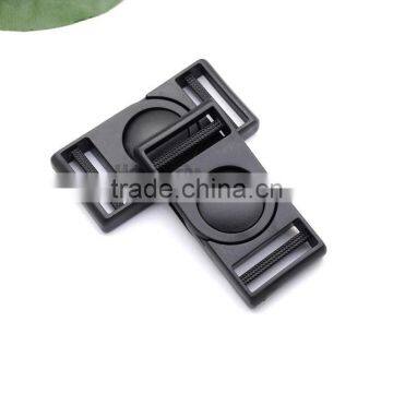 XY2540-25mm 1inch Black POM Plastic Buckle Pressing-shaking Buckle for Webbing Straps photo-5