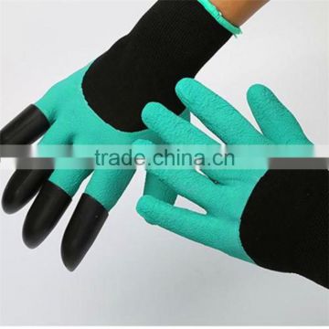 Unisex Garden Gloves For Digging & Planting No More Worn Out Fingertips with bear claws