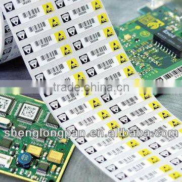 Polyimide label material