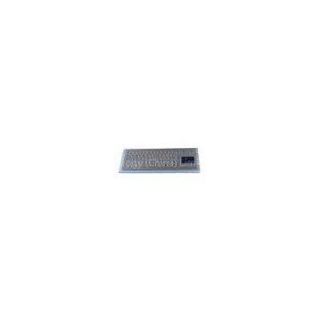 Stainless Steel Industrial Mini Keyboard With Ruggedized Touchpad