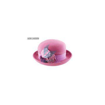 Popular Ladies Round Top Bowler Hat