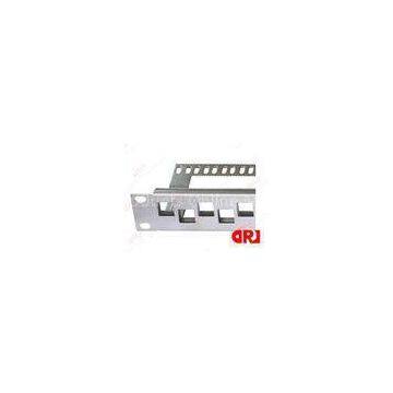 1U 24 port Stainless steel Rj45 FTP Rack Mount patch panel with Krone IDC