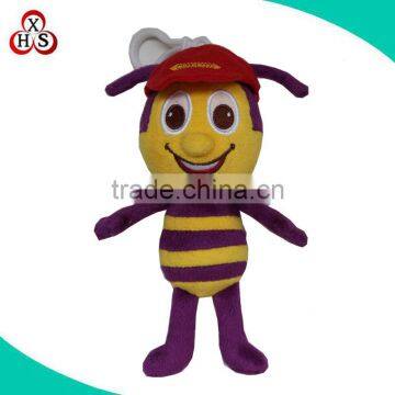 factory OEM plush keychain bee keychain plush in cheap price