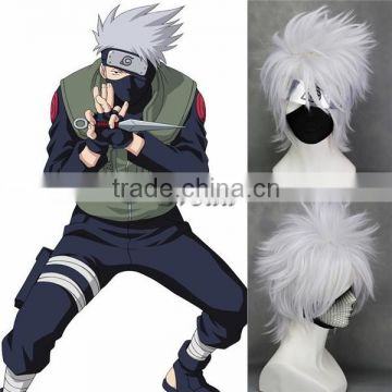 Hot Anime Naruto Cosplay wig, Naruto Kakashi wig Cosplay costumes accessory