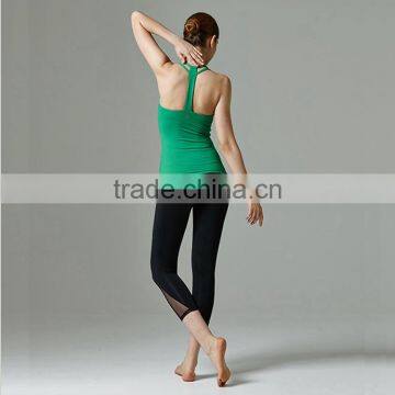 Woman Sleeveless Tight Tops Sport Yoga Wear Workout Summer Vest Wholesale Tank Top photo-2