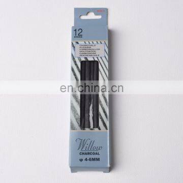 Dia. 4~6mm Length 120mm Sketch Pencil Charcoal Round Willow Charcoal Stick