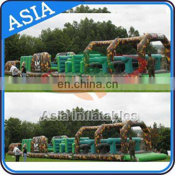 Giant Outdoor Inflatable Obstacle Course Equipment For Adults And Children photo-2