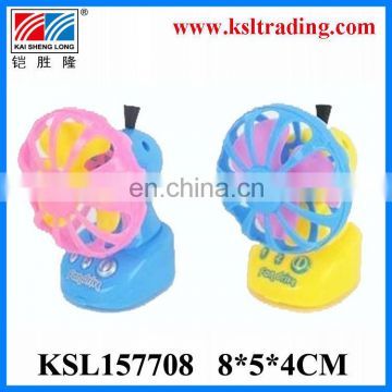 Promotional toy plastic pull line hand fans toys kit