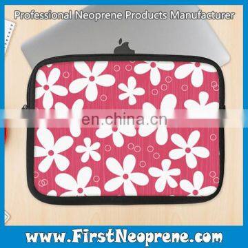 Flower Pattern Aztec Neoprene Laptop Sleeve With Zipper 2016