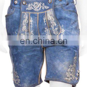 2014 High Quality Bavarian leder Hosen, Trachten Lederhosen (Leather Hosen)