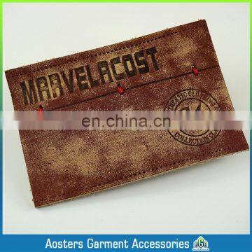 Custom Wholesale Vintage Fashion Leather Label for Jeans photo-1