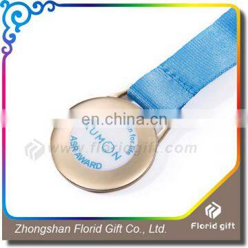 Fashion Cheap Award Metal Round Custom Medals With Ribbon photo-2